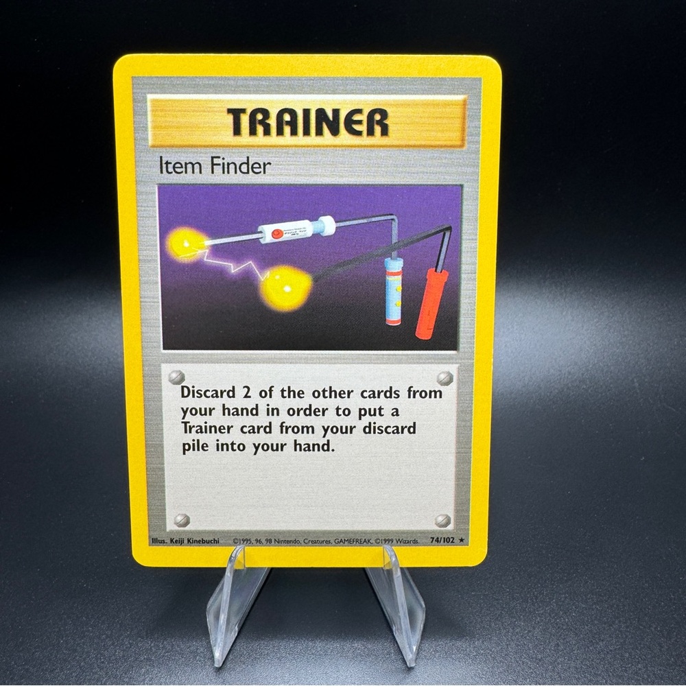 Item Finder [Rare] 74/102 Pokémon Base Set 1999 WOTC